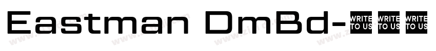 Eastman DmBd字体转换